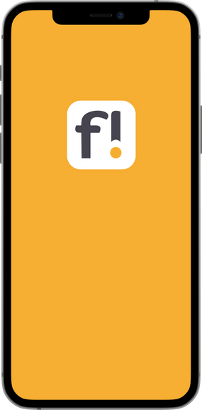 An iPhone which shows Finastic's application