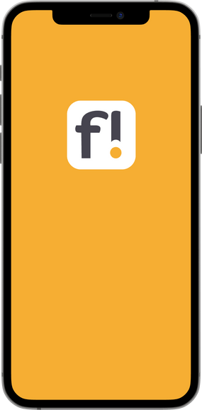 An iPhone which shows Finastic's application 